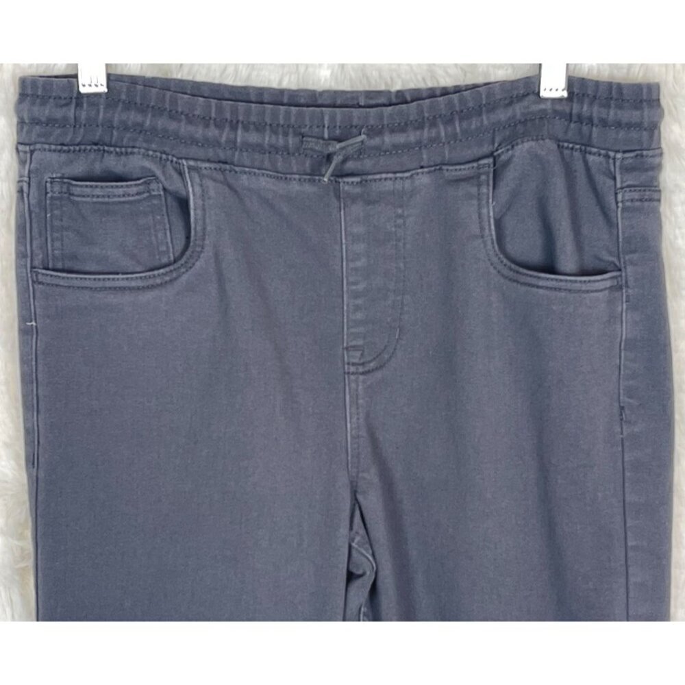 Hollywood The Jean People Boys XL (18) Gray Drawstring Pants with Stretch - Picture 3 of 6